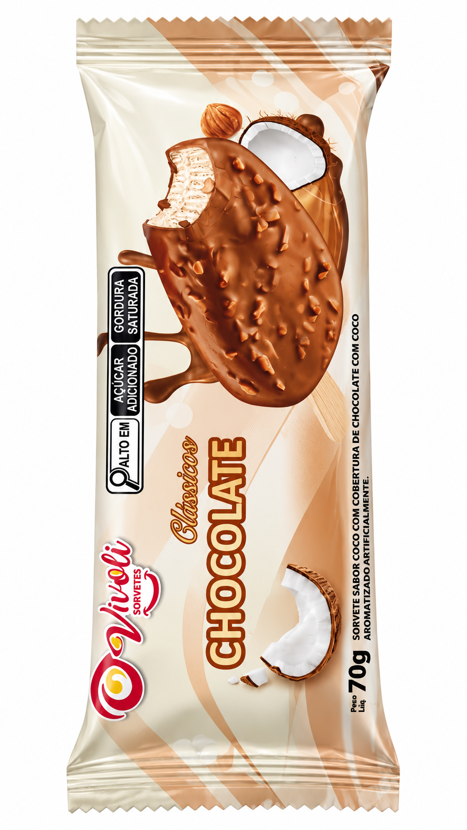 SORVETE CHOCOLATE 70G