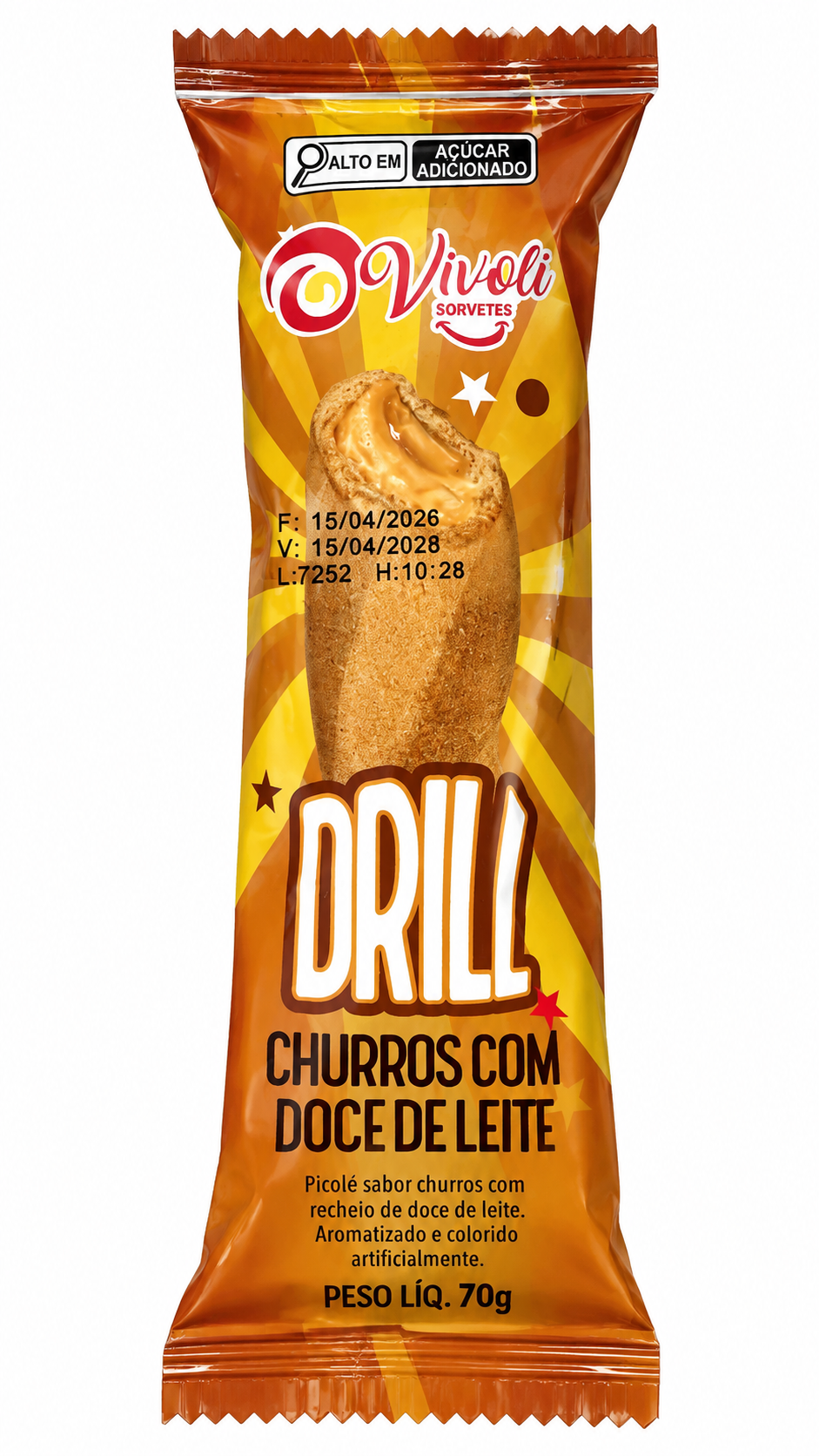 SORVETE DRILL CHURROS 70G