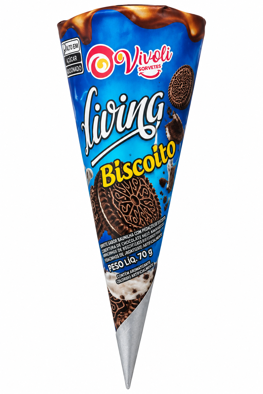 SORVETE CONE BISCOITO 70GR