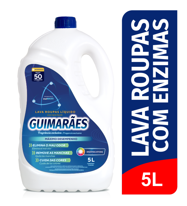 LAVA ROUPAS GUIMARAES C/ ENZIMAS ENZIMAXX 5L