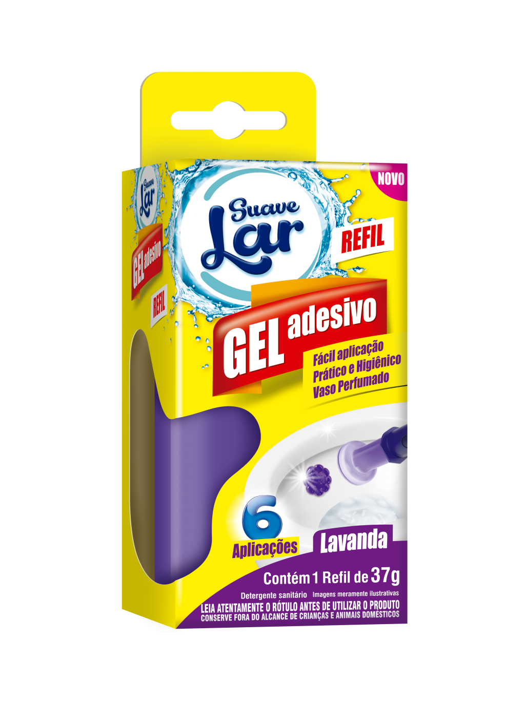 Gel Adesivo Lavanda Refil