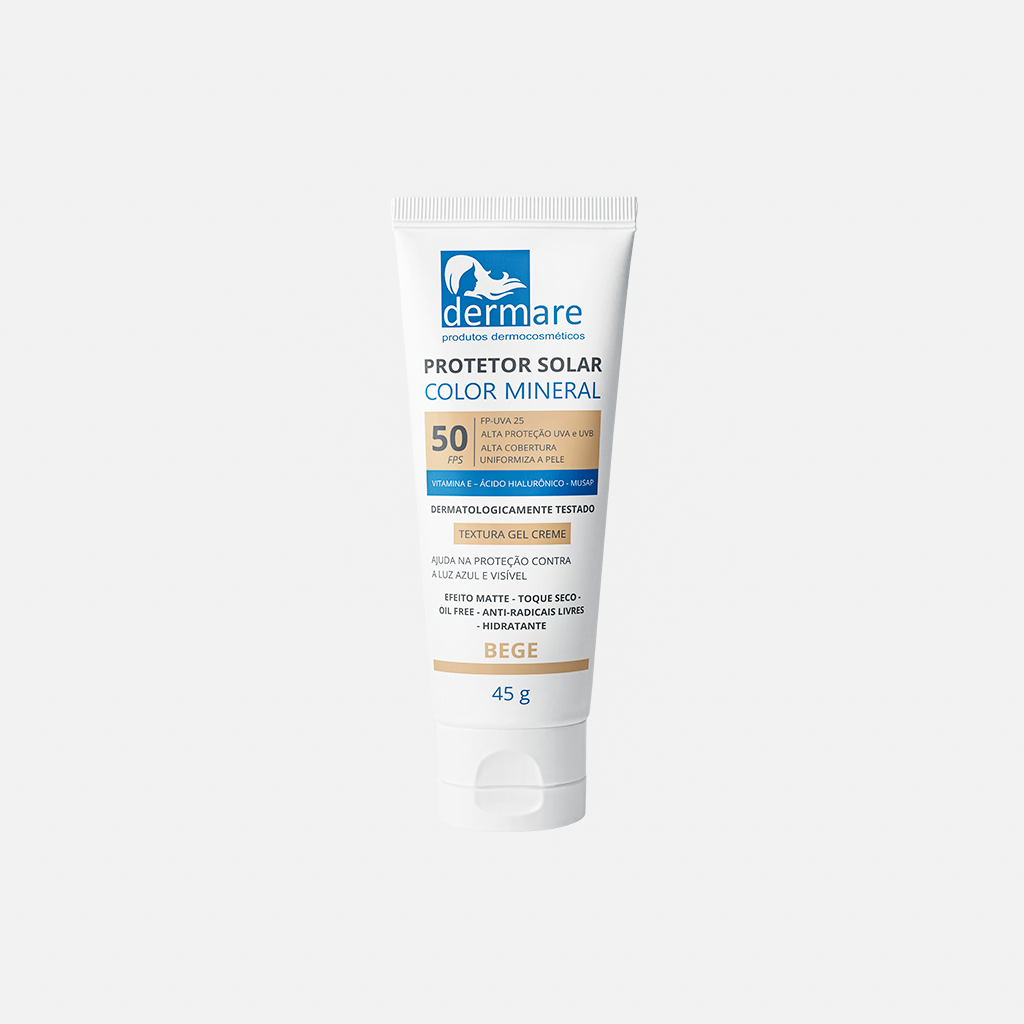PROTETOR SOLAR 45g - MINERAL BEGE MÉDIO