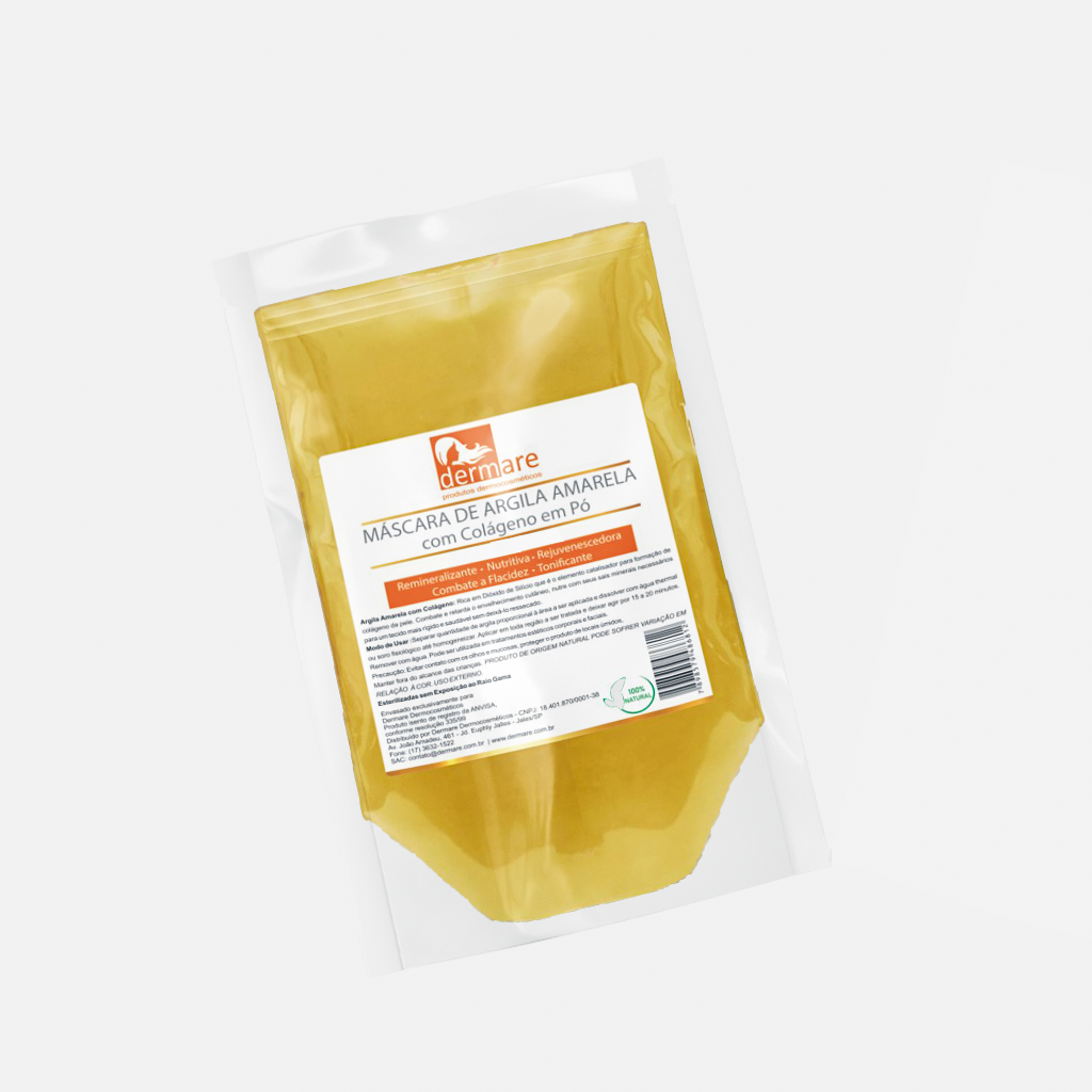 Argila Amarela com Colageno  - 500g