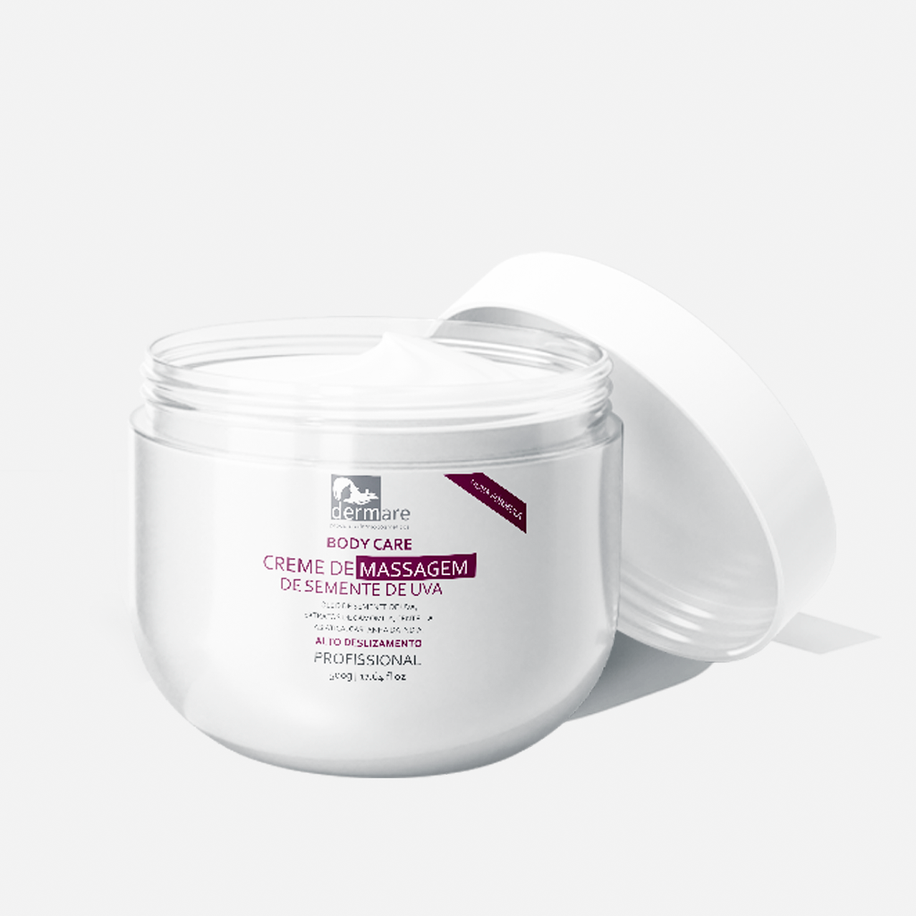 Creme de massagem de semente de uva - 500G