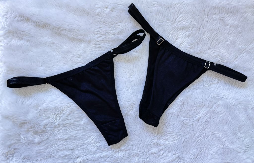 CALCINHA FIO REGULÁVEL SUEDE