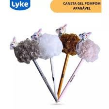 Caneta gel Pompom Lhama Apagável 0.7mm