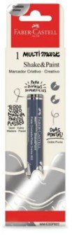 Marcador Multimark Shake & Paint Prata Cromado - FABER-CASTELL