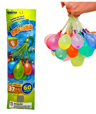 Brinquedo Balões De Água Enche Bexigas Com Conector - Brasilflex