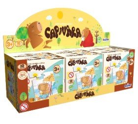 Mini Quebra-Cabeça Capivara sortido - Brasilflex