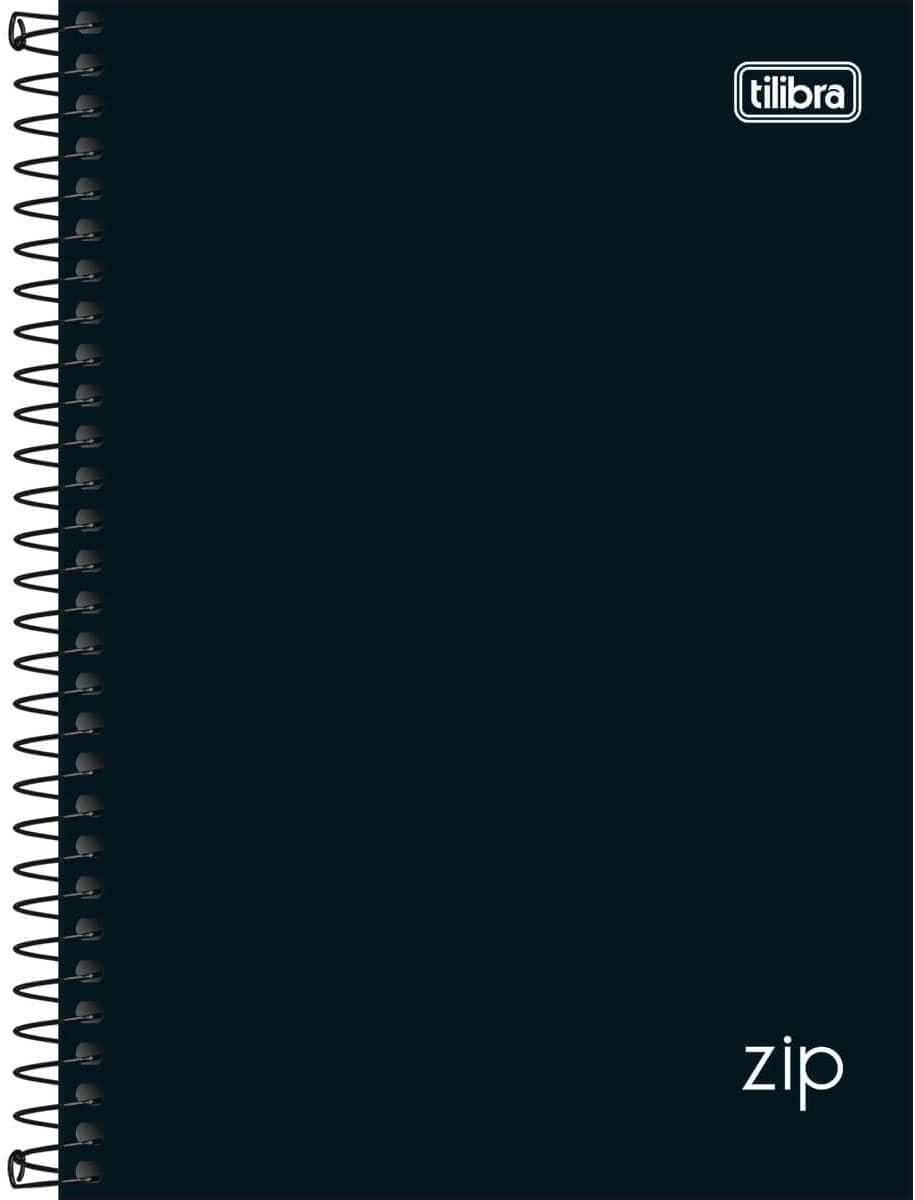 CADERNO QUADRICULADO 7X7 mm ESPIRAL CAPA DURA UNIVERSITÁRIO ZIP 48 FOLHAS