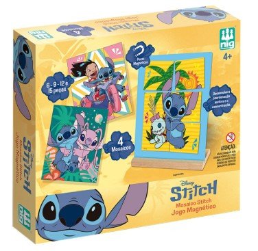 MOSAICO STITCH JOGO MAGNÉTICO NIG