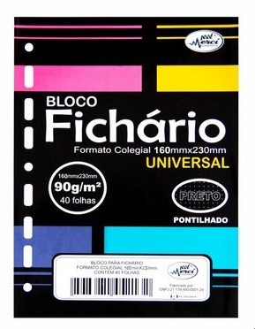 Bloco de Fichário Universitário, Merci 