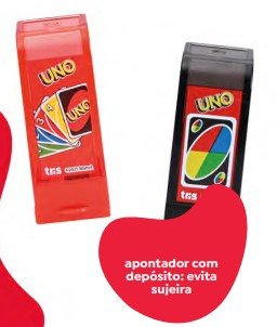 Apontador c/ Depósito UNO Tris