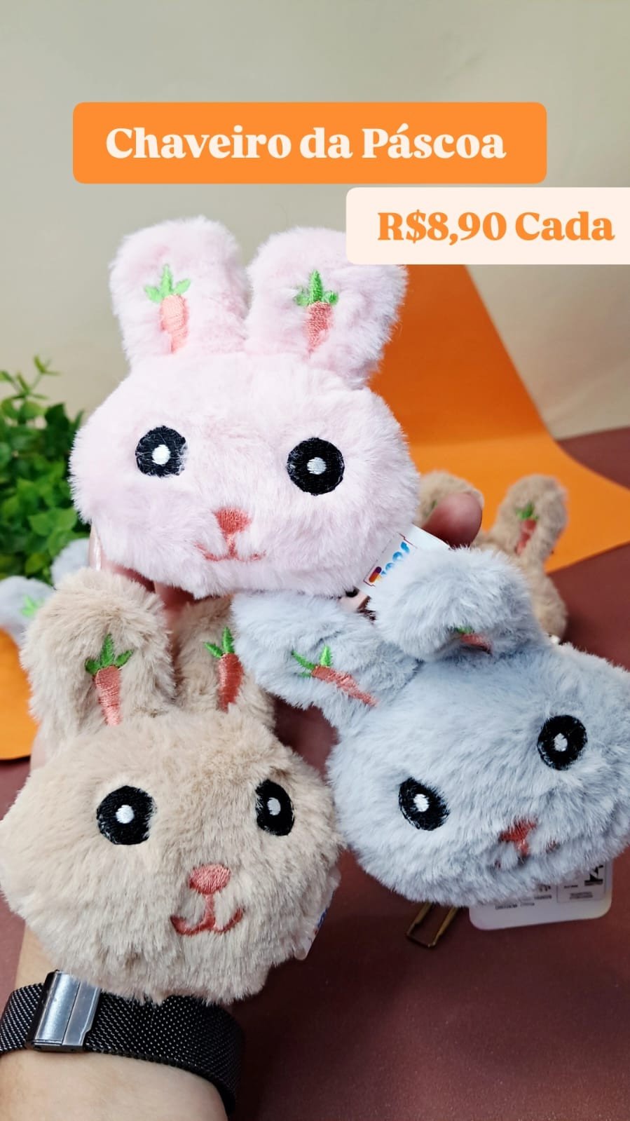 Chaveiro Páscoa Coelho