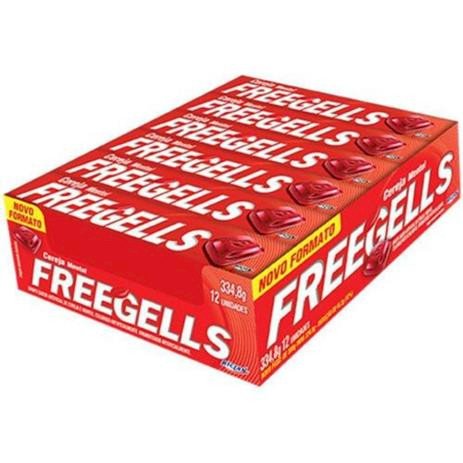 DROPS FREEGELLS PLAY CEREJA 12UN