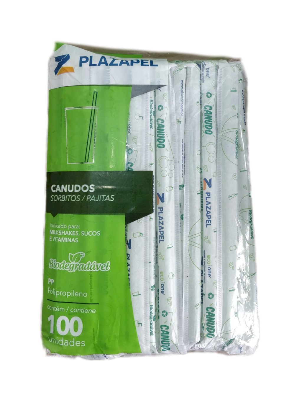 CANUDO MILK-SHAKE BIO 10X210MM C/SACHE TRANS C/ LISTRA 100 UNID