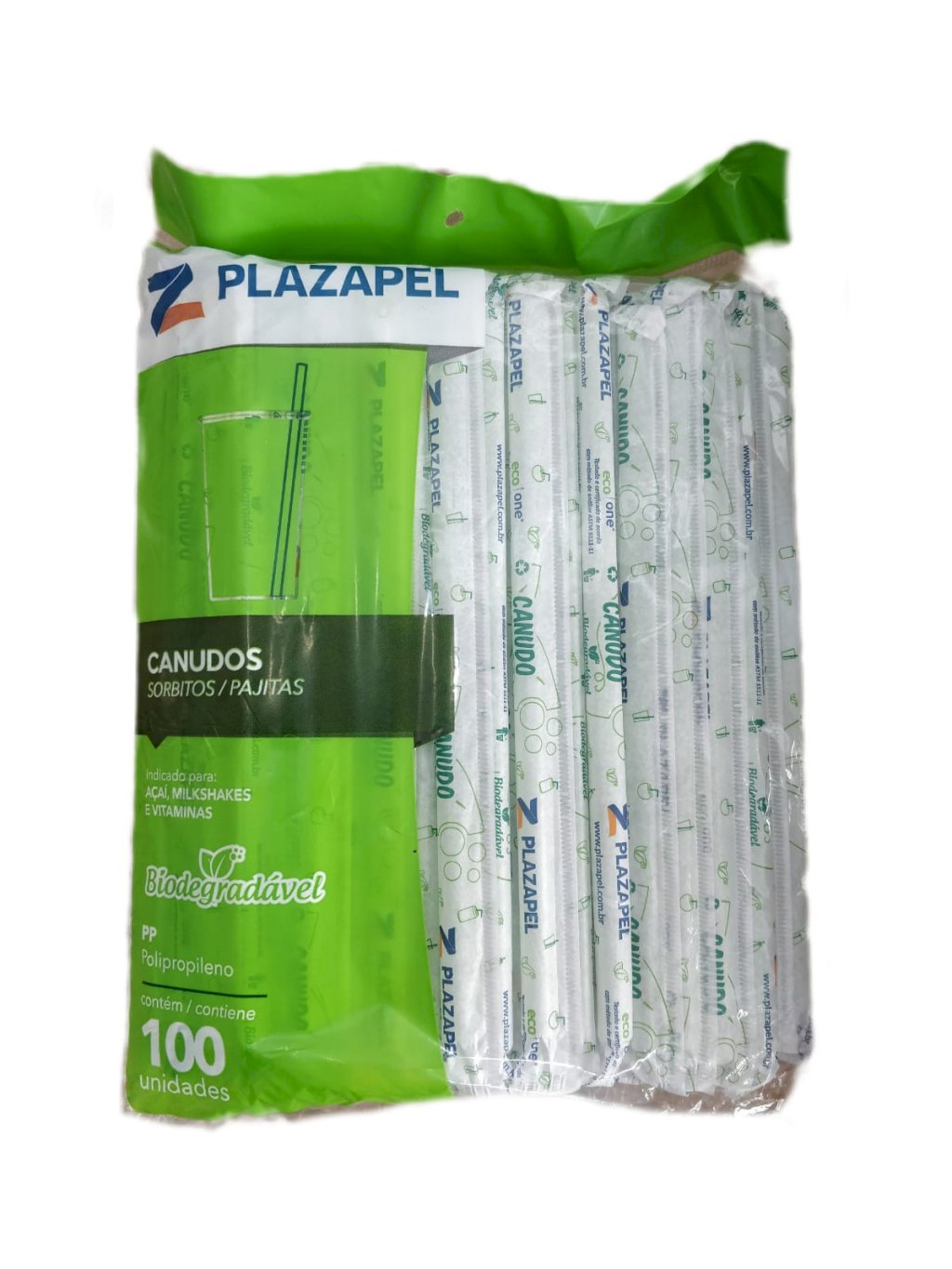 CANUDO VITAMINA BIO 8X210MM C/SACHE TRANS C/ LISTRA PCT 100 UNID
