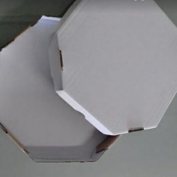 CX PIZZA 20x20X4cm  OITAVADA  EMPAL BRANCA UN