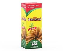 PALITOS DE DENTES PARANA BAMBU c/100UN