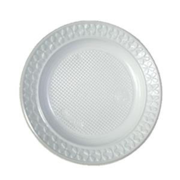 PRATO  BRANCO MEDIO-18CM C/10UN