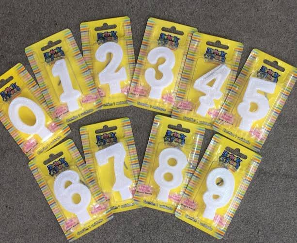 VELA BIG NUMERO BRANCA