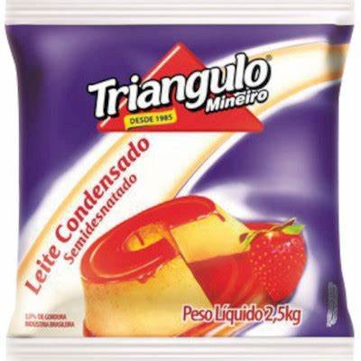 LEITE CONDENSADO SEMIDESNATADO TRIANGULO 2,5KG