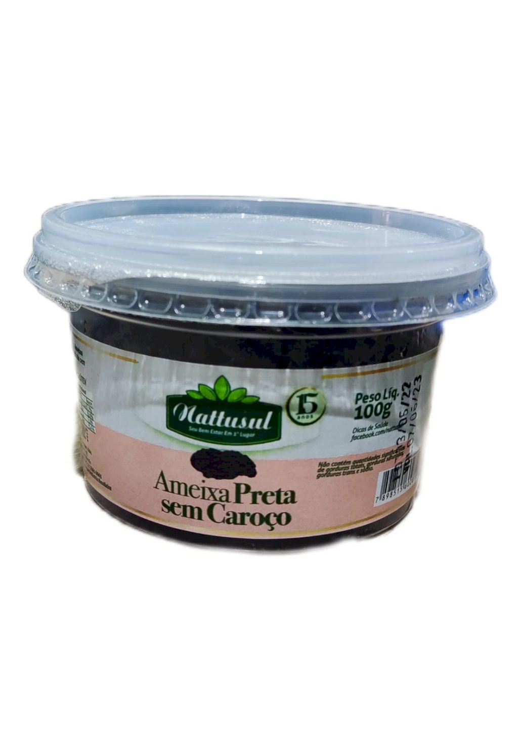 AMEIXA PR. S/ CAROCO POTE NATTUSUL 100G