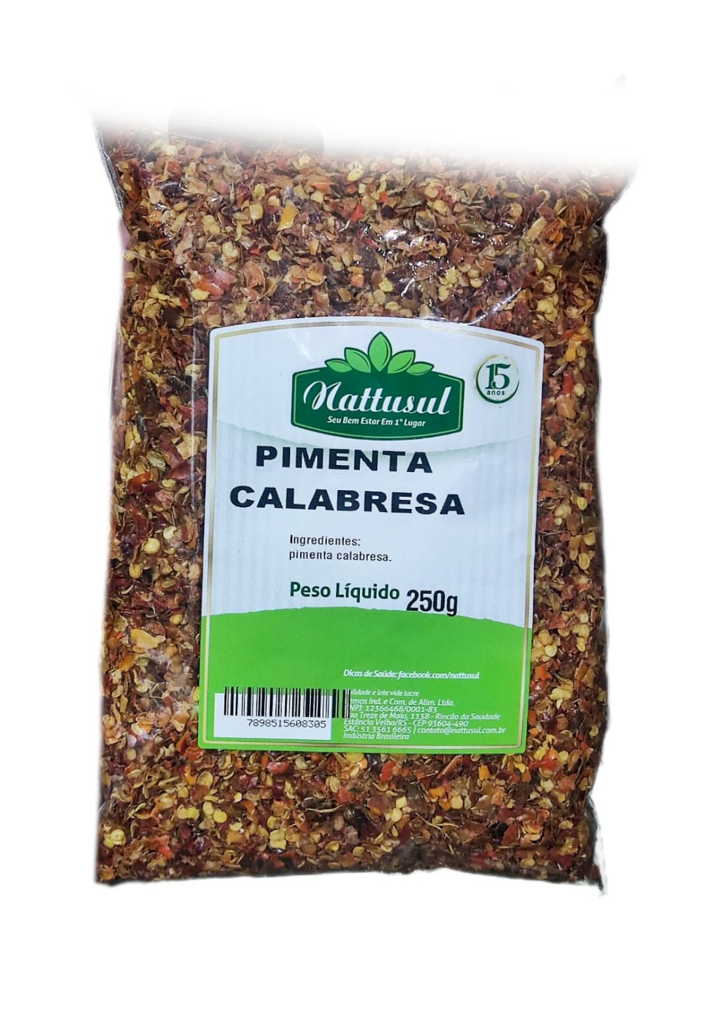 PIMENTA CALABRESA NATTUSUL 250G