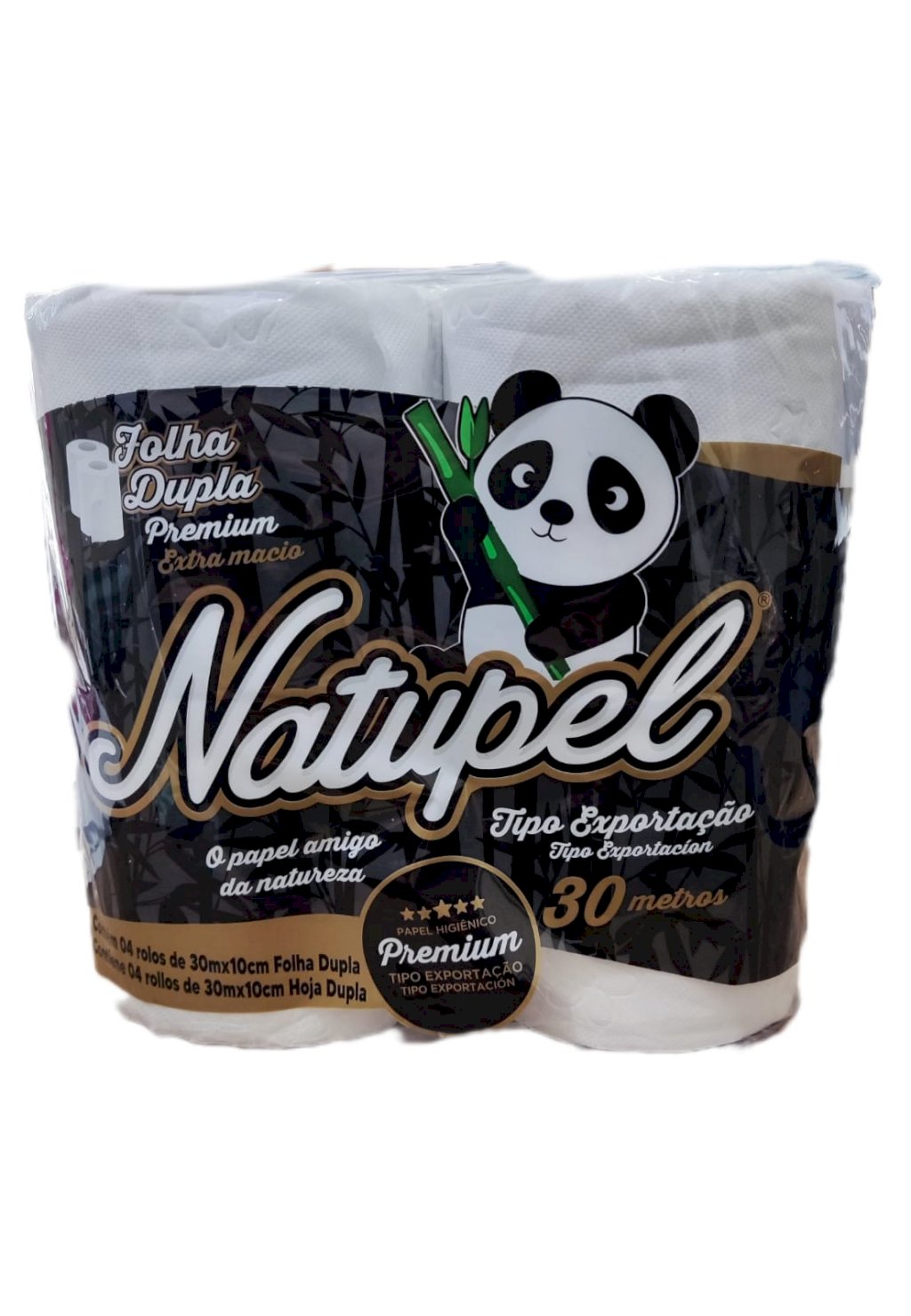 PAPEL HIGIÊNICO FOLHA DUPLA NATUPEL 4X30MT
