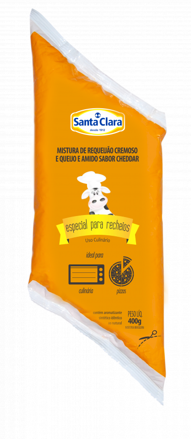 Requeijao Santa Clara Sabor Cheddar 400G