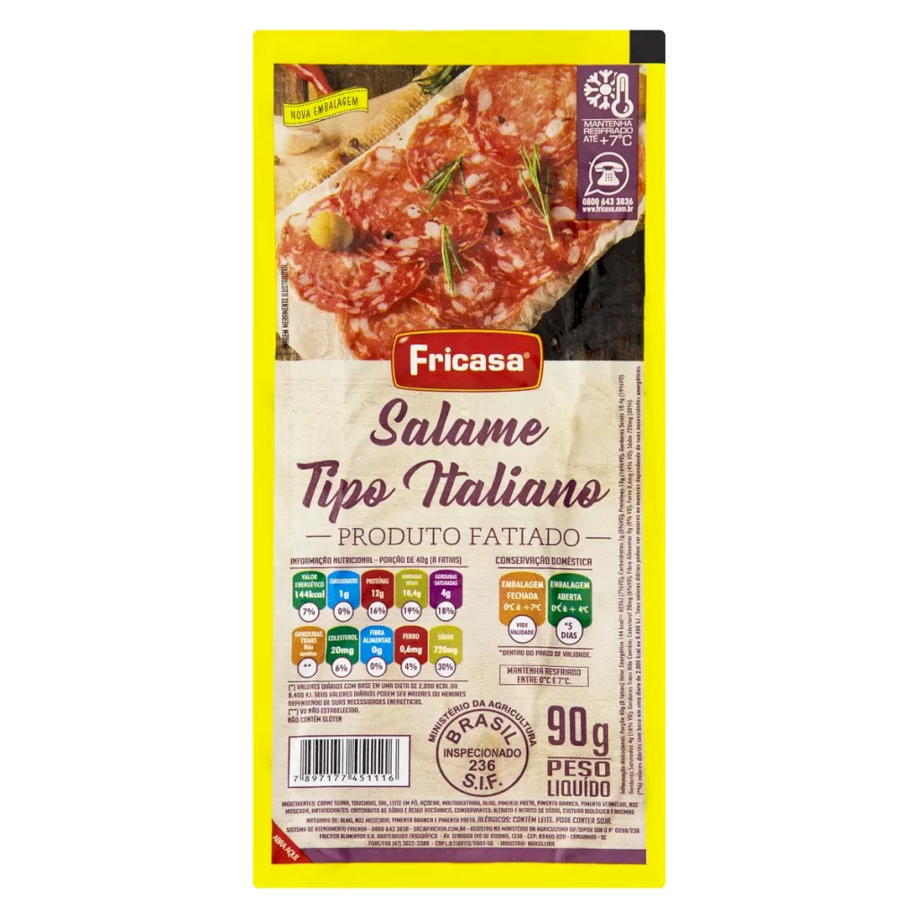 SALAME ITALIANO FAT FRICASA 90gr