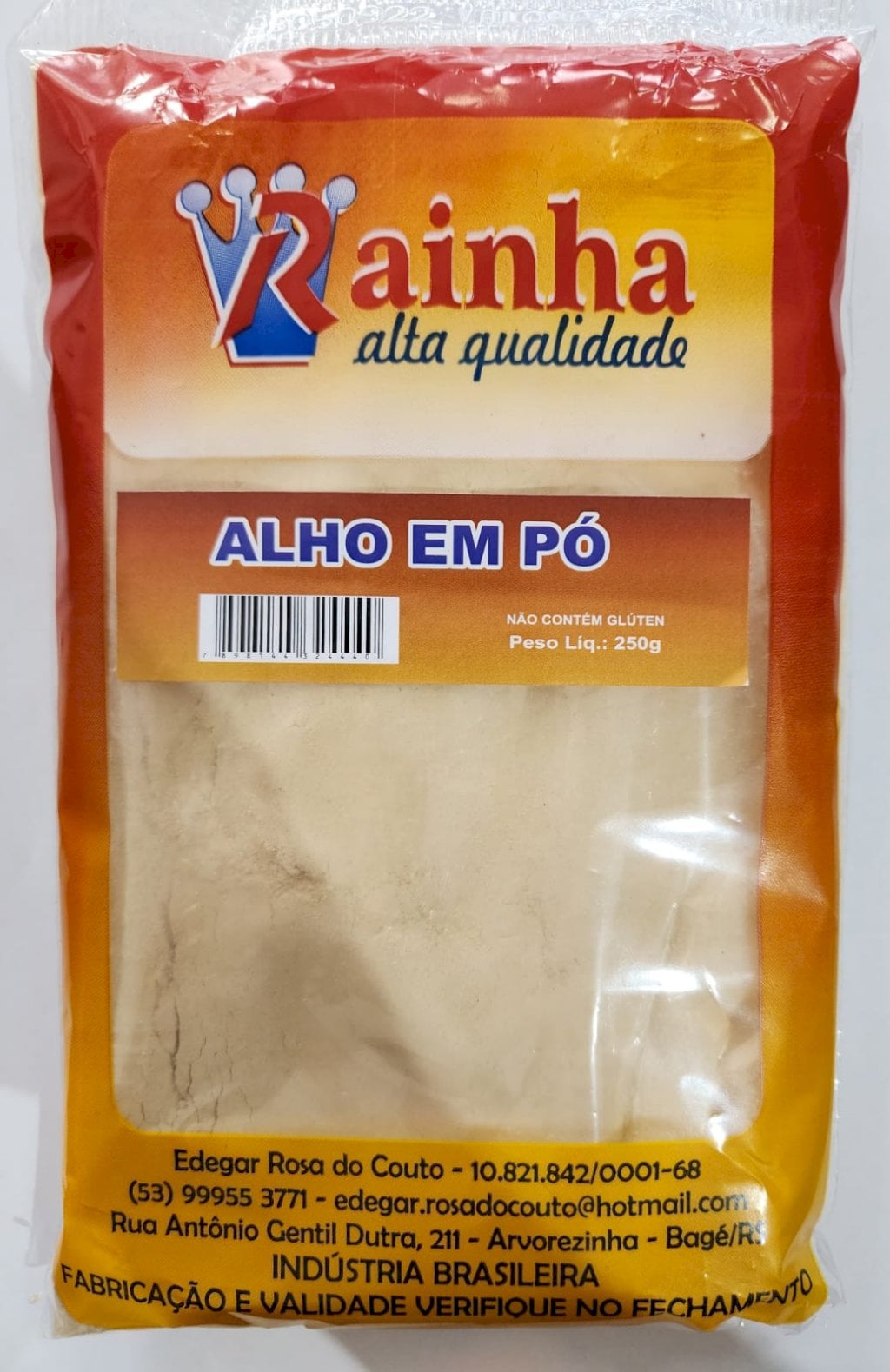 ALHO EM PÓ RAINHA 250GR