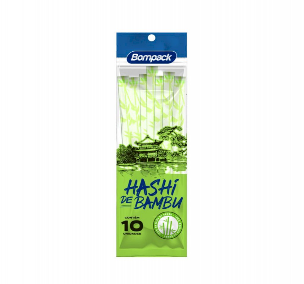 HASHI BOMPACK BAMBU EM SACHE C/10