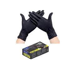 LUVA NITRILICA BOMPACK PRETA  C/100