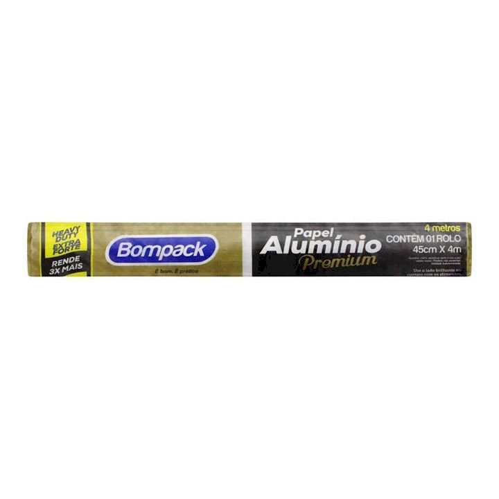 PAPEL ALUMINIO BOMPACK PREMIUM 30X4M UN