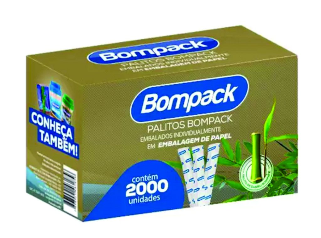 PALITO BOMPACK DE BAMBU EMBALADO  C/2000