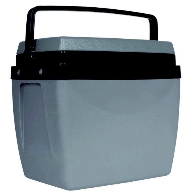 CAIXA TERMICA 18L CINZA C PRETO