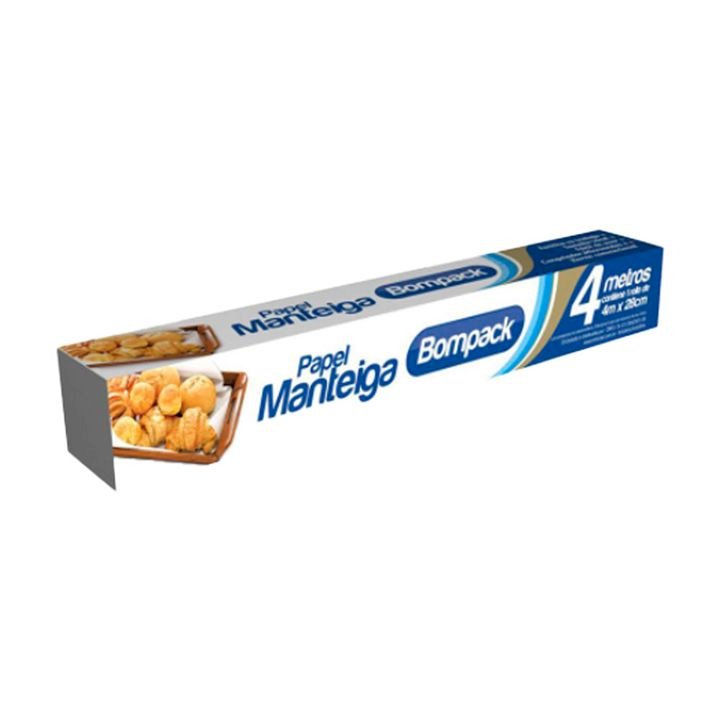 PAPEL MANTEIGA 4MX28CM Bompack
