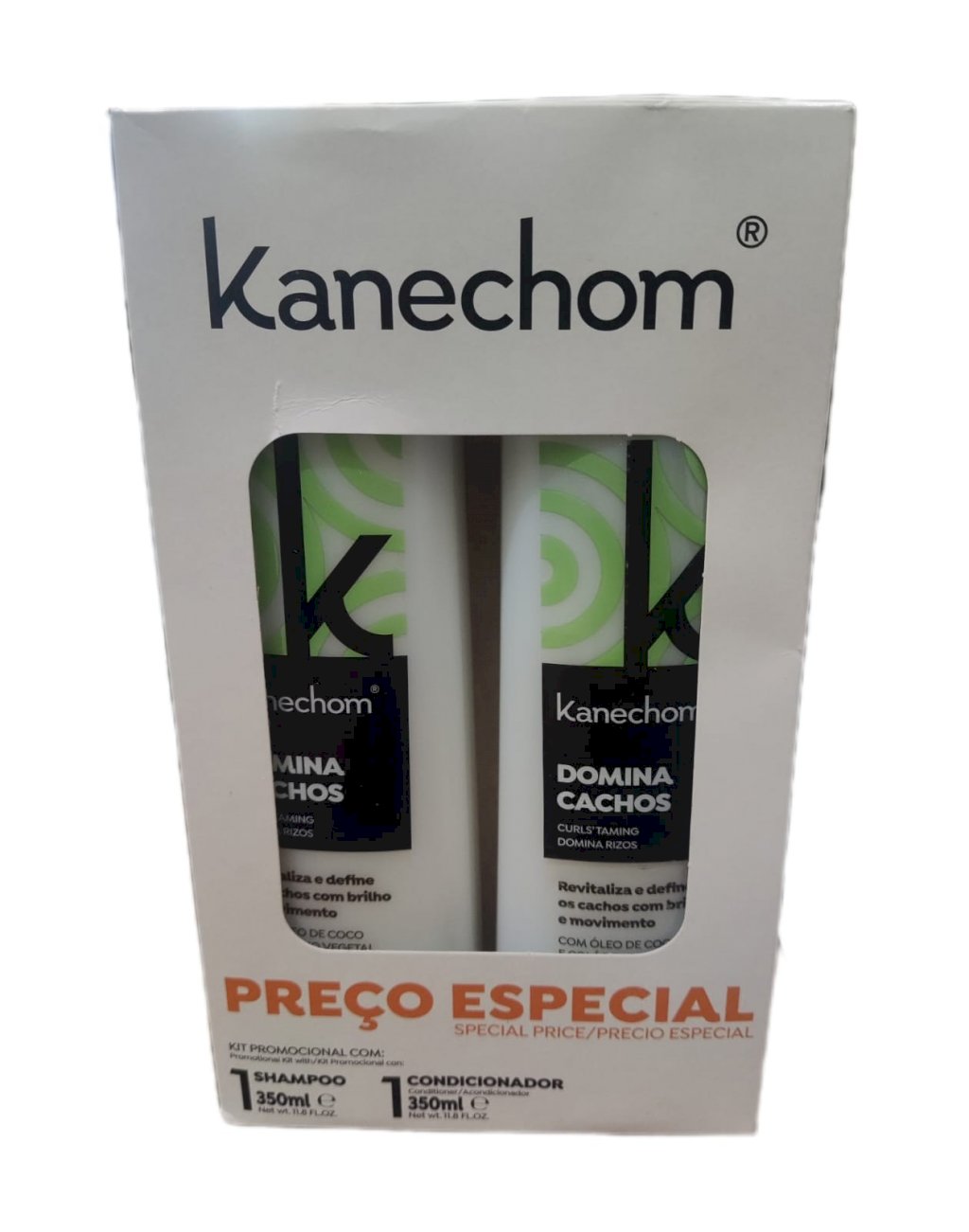 SHAMPOO KANECHOM +COND. DOMINA CACHOS 2X350ML