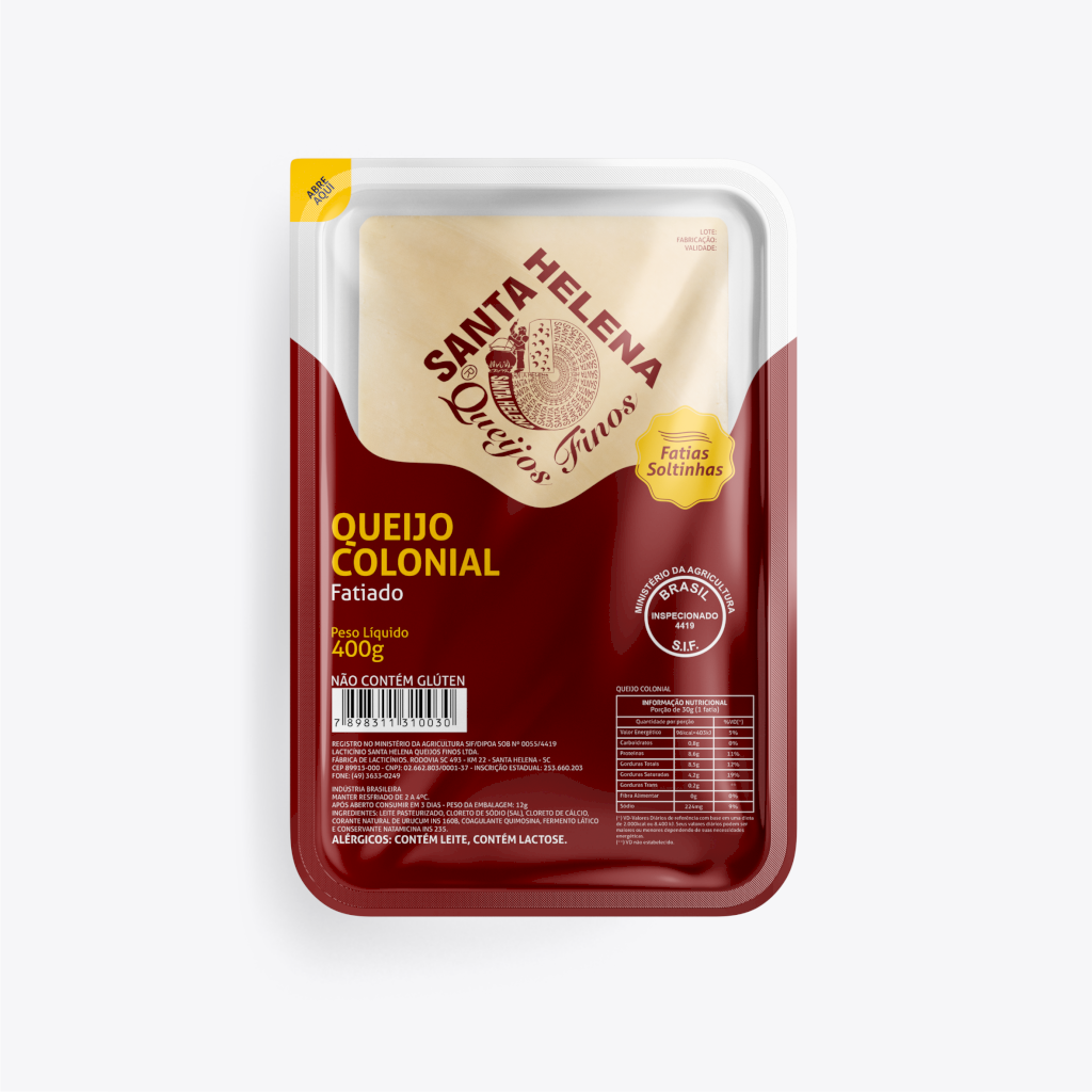 QUEIJO COLONIAL FATIADO 300 G