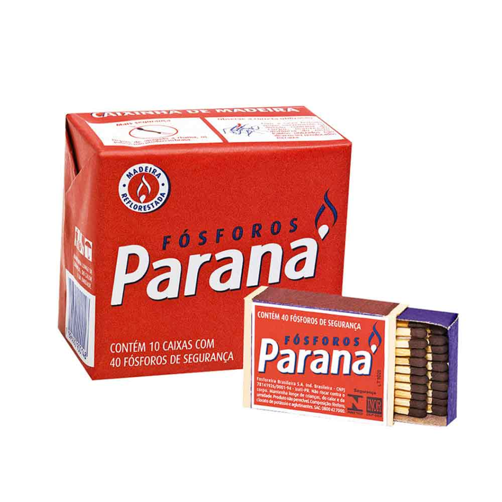 FOSFORO PARANÁ 10CX COM 40 FOSFOROS