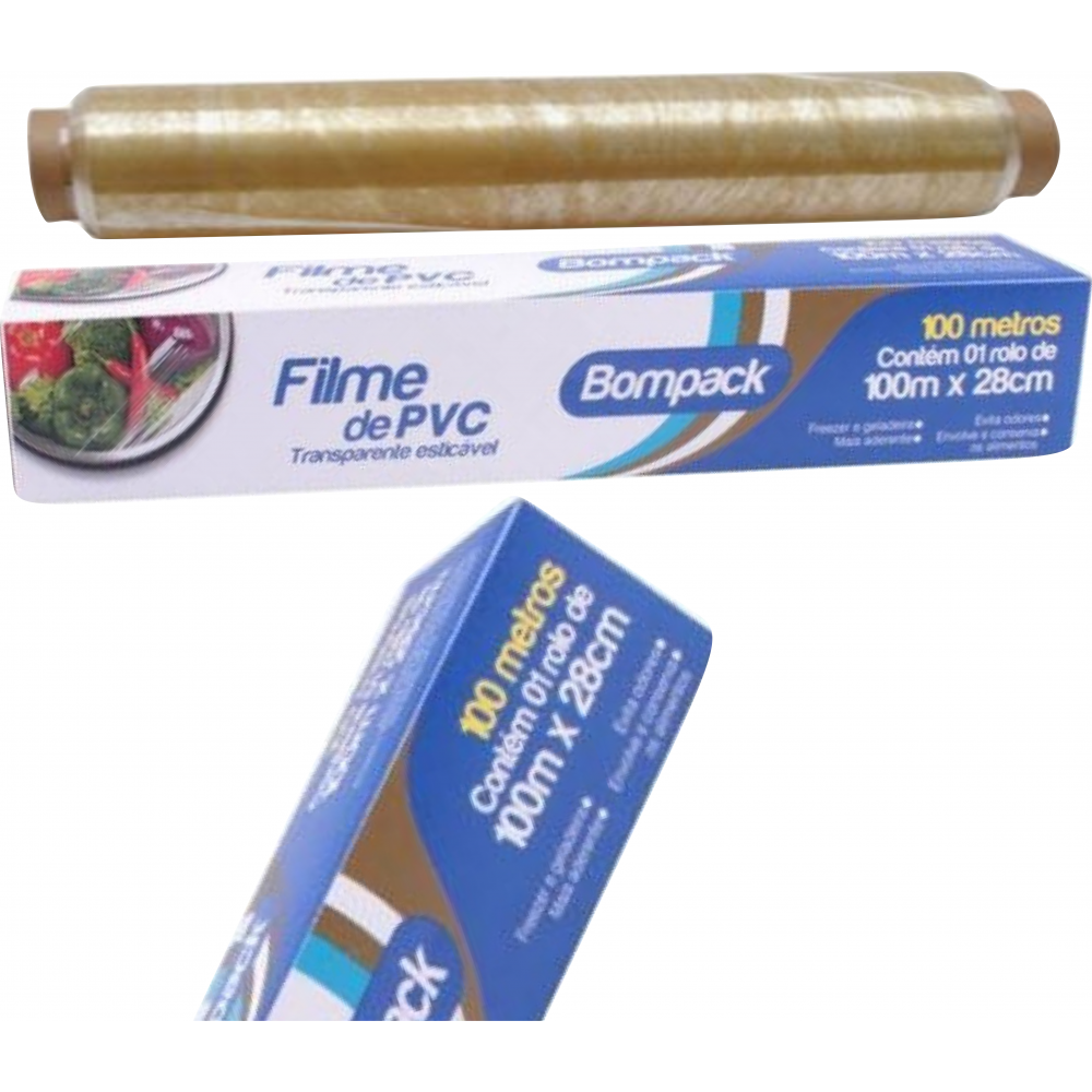 FILME PVC BOMPACK 28 X100MTS UN