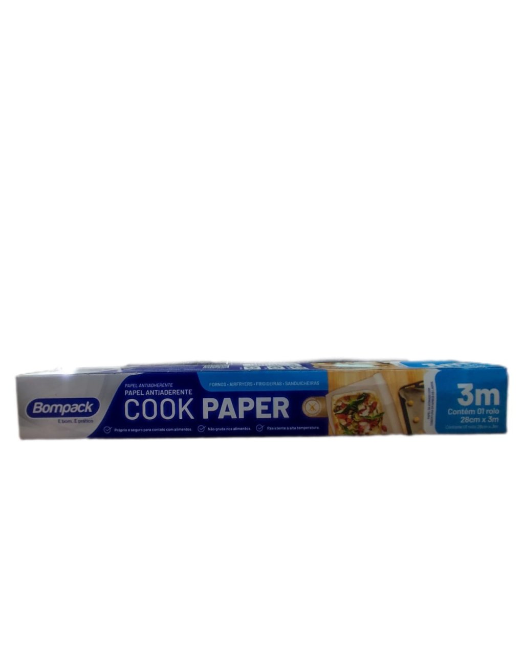 PAPEL ANTIADERENTE COOK PAPER BOMPACK 0,28X3M