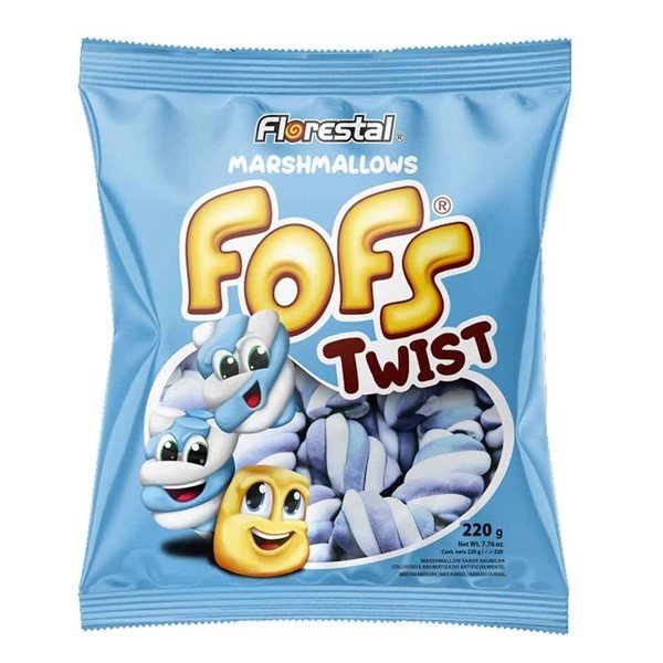 MARSHMALLOW TWIST AZUL E BRANCO 220G