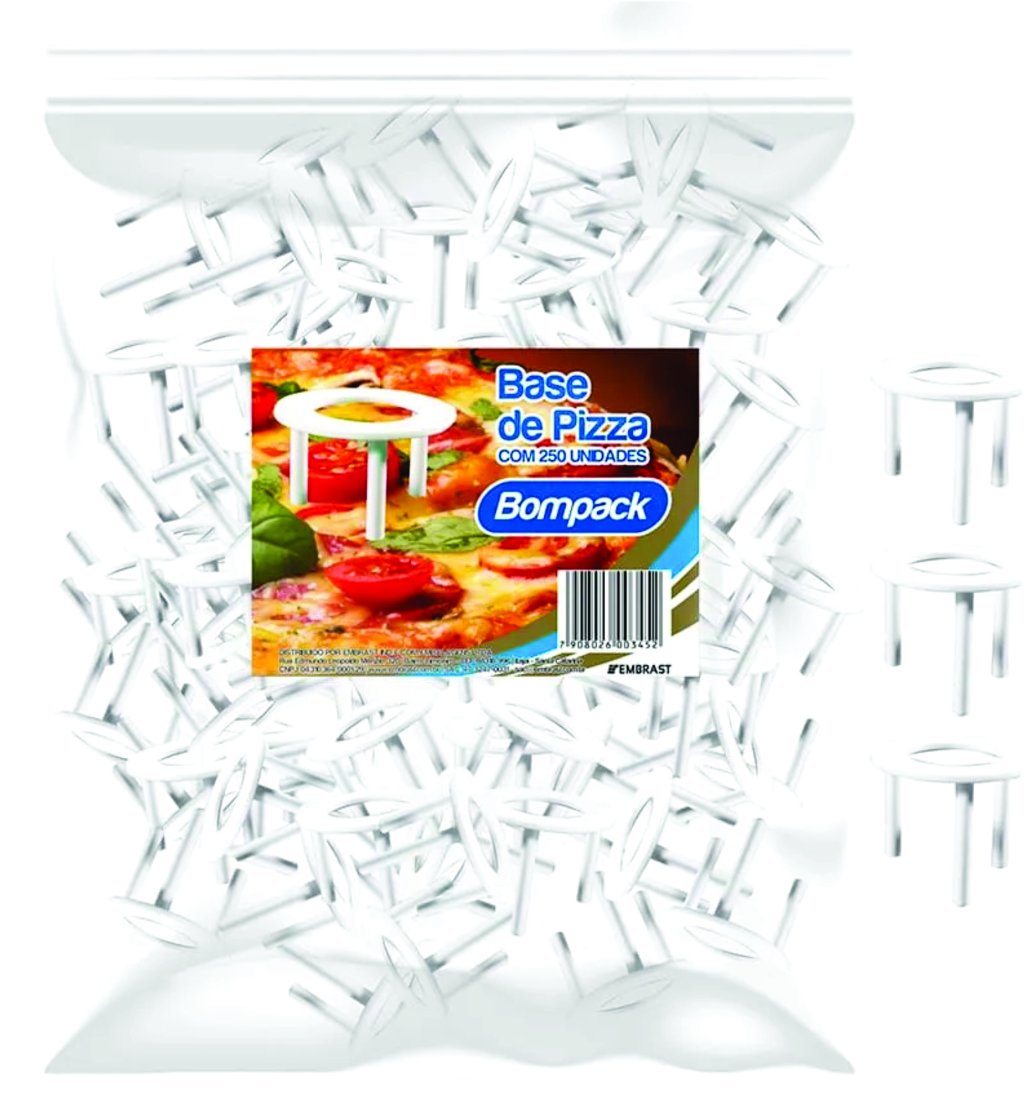 Base Pizza Bompack Com 250 Unidades (MESINHA)