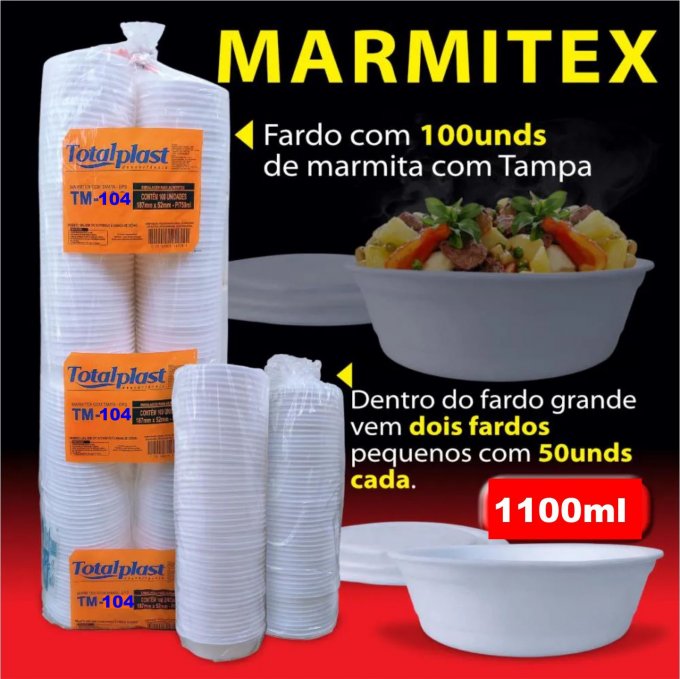MARMITEX TOTALPLAST 1100ml FARDO