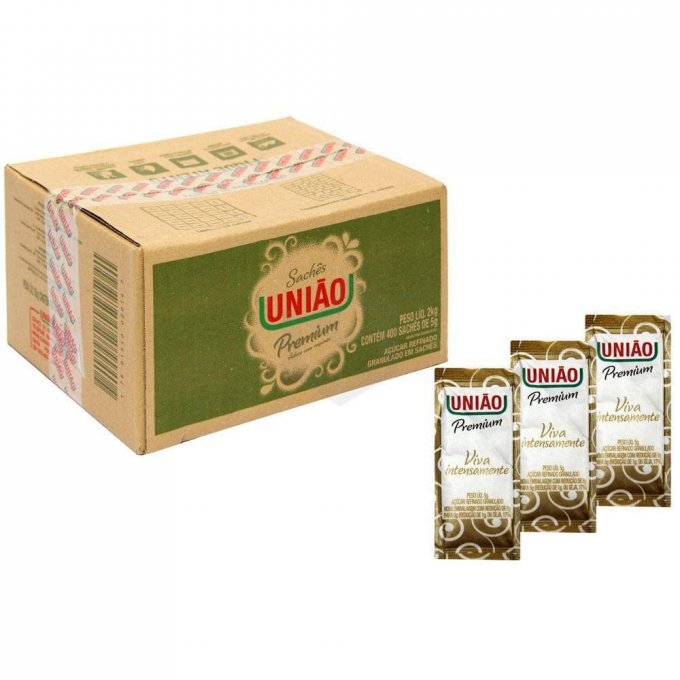 AÇÚCAR SACHÊ UNIÃO 400X5g