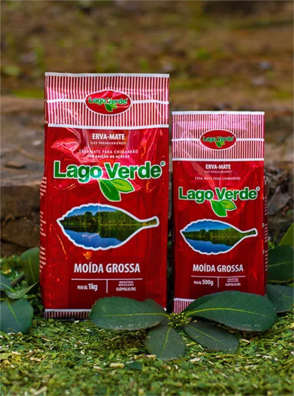 ERVA MATE LAGO VERDE MOÍDA GROSSA 500g