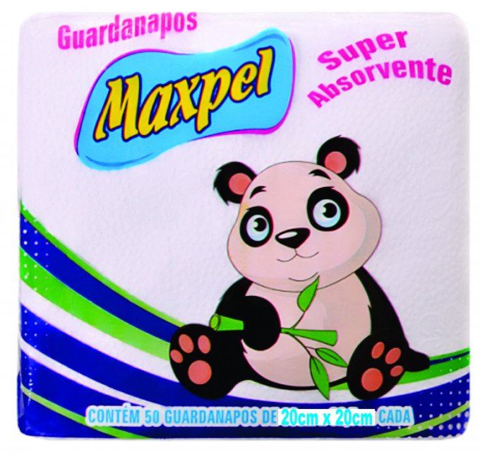 GUARDANAPO MAXPEL 20X20cm C/ 50FL