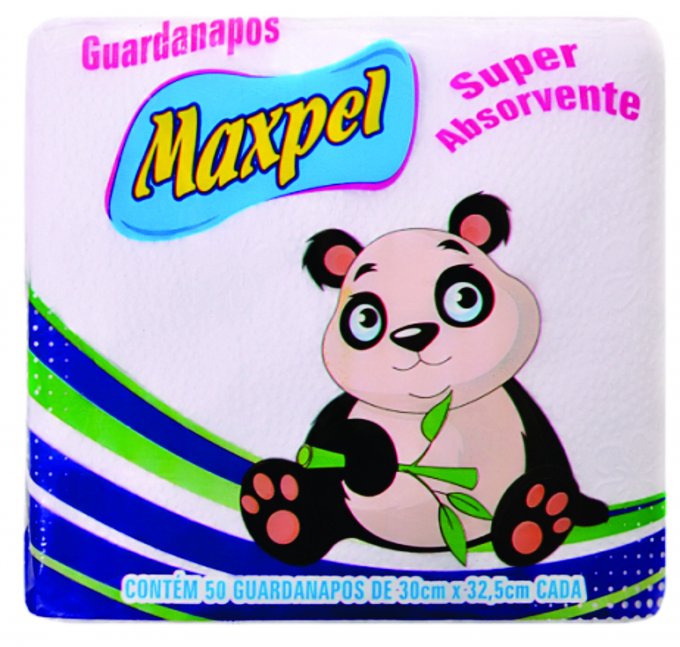 GUARDANAPO MAXPEL 30X32,5cm C/ 50FL